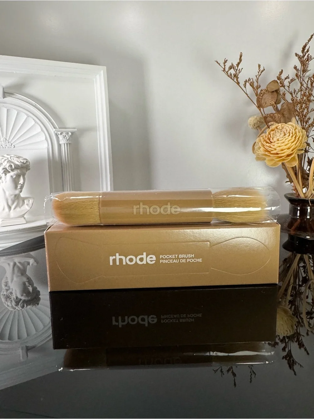 Rhode Pocket Brush Double-Ended Makeup Brush